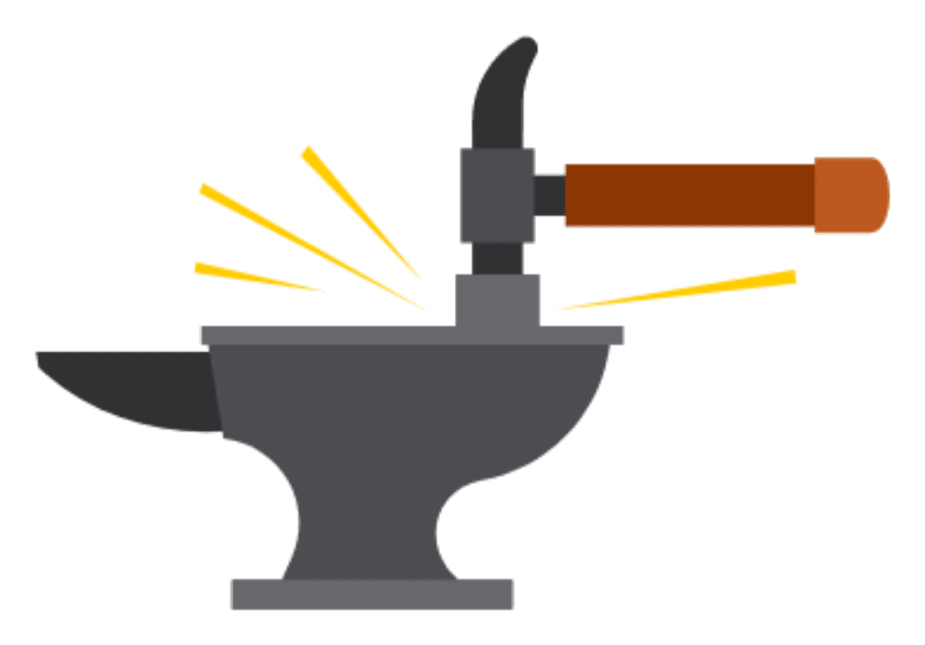Foundry anvil mark